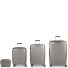  Queens 4 wheels Suitcase set 4-piece with expansion pleat Variant champagne