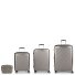 Queens 4 wheels Suitcase set 4-piece with expansion pleat Variant champagne  Queens 4 wheels Suitcase set 4-piece with expansion pleat Variant champagne