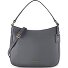  Bologna Leather Hobo Shoulder Bag, Leather, 27 cm Variant grey