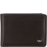  Polo Wallet RFID protection Genuine Leather 22 cm Variant dunkelbraun