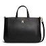  TH Glam Shopper Bag Leather 32 cm Variant black