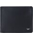 Polo Wallet RFID protection Genuine Leather 12.5 cm Variant schwarz
