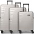  Straw Edition 4 wheels Suitcase set 3-piece Expandable Variant beige