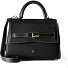  Farah Handbag Leather 28 cm Variant black