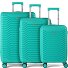  5820 4 wheels Suitcase set 3-piece Variant petroleum