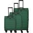  Skaii 4 wheels Suitcase set 3-piece Expandable Variant green
