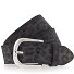 Belt leather Variant anthrazit grau-schwarz | 100 cm