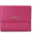  Bologna Leather Wallet Genuine Leather 12 cm Variant hot pink