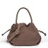  Cool Companion Suede Handbag Leather 28 cm Variant mocha