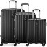  Kinetic 2.0 4 wheels Suitcase set 3-piece with expansion pleat Variant nero