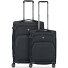  Gateway 4 wheels Suitcase set 2-piece with expansion pleat Variant black