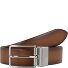  Belt Leather Variant cognac-schwarz | 90 cm