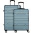  Bergamo 4 wheels Suitcase set 2-piece Variant türkis