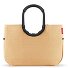 Loopshopper L frame shopper bag 46 cm Variant raffia black Loopshopper L frame shopper bag 46 cm Variant raffia black
