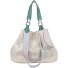  Limited Painted Straw Shoulder Bag 43 cm Variant silver jade