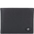  Northern Light wallet leather 12 cm Variant schwarz