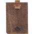  Vintage business card case RFID leather 7 cm Variant braun