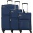  Travel Line 6704 4 Roll Suitcase Set 3pcs. Variant blau