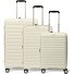  Travel Line 4700 4 wheels Suitcase set 3-piece with expansion pleat Variant cream white