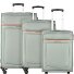  Anafi 4-wheel suitcase set, 3-piece with expansion fold, super light Variant forest grey