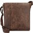  Crunchy shoulder bag leather 27 cm Variant braun