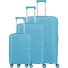  Pacific 4 wheels Suitcase set 3-piece Variant light blue