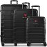  Tonino Lamborghini Milano Trolley 3-SET with expansion fold and XL Trunk Variant black