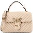  Love Lady Handbag Genuine Leather 21 cm Variant beige-grigio fumo