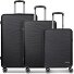 Dallas 3.0 4-wheel suitcase set 3-piece with expansion fold Variant black Dallas 3.0 4-wheel suitcase set 3-piece with expansion fold Variant black