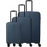  Air Stripe 4 wheels Suitcase set 3-piece with expansion pleat Variant navy