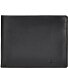  Silk Wallet RFID protection Genuine Leather 12 cm Variant schwarz