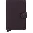 Miniwallet Credit card case RFID protection Leather 6.5 cm Variant dark purple - fuchsia Miniwallet Credit card case RFID protection Leather 6.5 cm Variant dark purple - fuchsia
