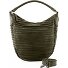  Fluted animal S shoulder bag leather 33 cm Variant khaki green