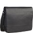  Hamburg Messenger leather 38 cm laptop compartment Variant schwarz