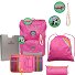  ErgoFlex Easy ECO School bag set 6-piece Variant Pink Planet