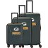  travelite x NFL 4 wheels Suitcase set 3-piece Expandable Variant green bay packers