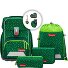  Basis School bag set 4-piece Variant Green Graphics