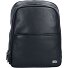  Torino backpack leather 40 cm laptop compartment Variant nero