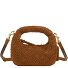  Greta Micro weave Handbag Leather 20 cm Variant cognac