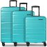  Munich 4.0 4 wheels Suitcase set 3-piece Expandable Variant aqua dull