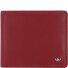  Polo Wallet RFID protection Genuine Leather 12 cm Variant rot