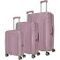 Elvaa 4 roll suitcase set 3pcs. Variant rosé Elvaa 4 roll suitcase set 3pcs. Variant rosé