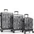  EZ Fashion 4 wheels Suitcase set 3-piece with expansion pleat Variant zebra
