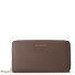  Bologna Leather XL Zip-Around Wallet Leather 19 cm Variant taupe