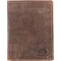  Vintage wallet RFID leather 10 cm Variant brown
