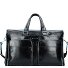 Blue Square Weekender travel bag leather 47 cm laptop compartment Variant nero Blue Square Weekender travel bag leather 47 cm laptop compartment Variant nero