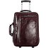  Blue Square 2 wheels Wheeled briefcase Genuine Leather 51 cm Laptop compartment Variant mahagonibraun