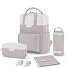 Bergen changing backpack set 4 pcs. laptop compartment Variant muted clay  Bergen changing backpack set 4 pcs. laptop compartment Variant muted clay