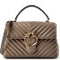  Love Lady Handbag Genuine Leather 21 cm Variant grigio talpa
