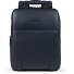  Mode Special backpack leather 40 cm laptop compartment Variant blue